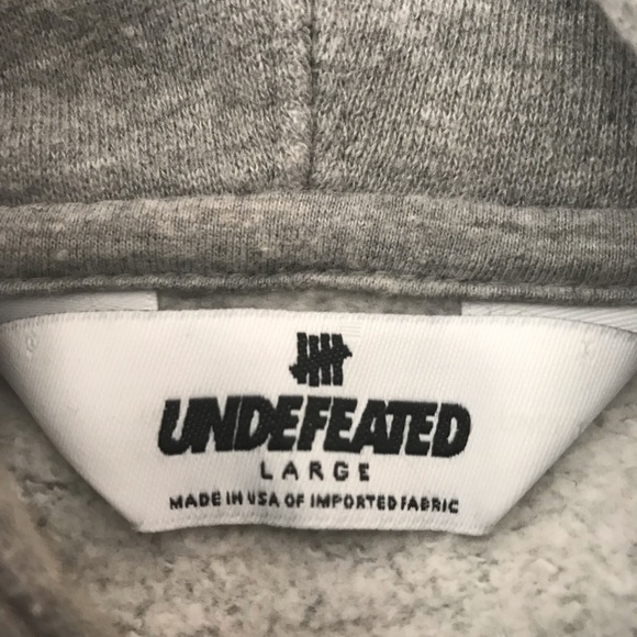 Undefeated Men’s Large Hoodie - Picture 3 of 3